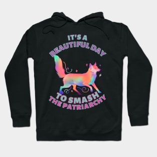 Beautiful Day to Smash the Patriarchy Fox Hoodie